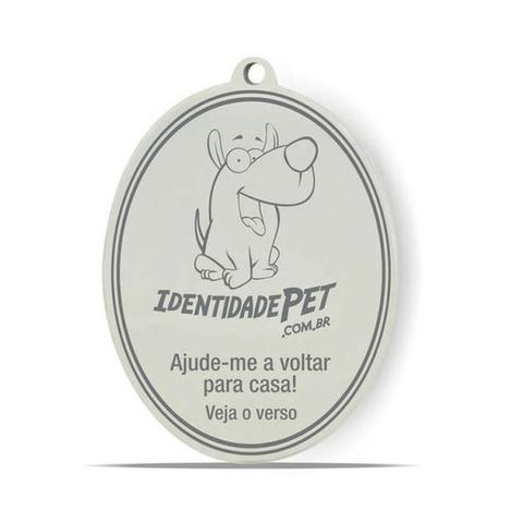 Medalha de Identificação para Cachorros em Aço Inox com Rastreador
