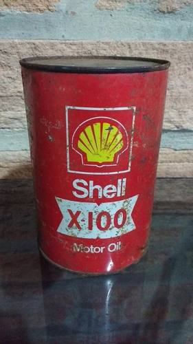 Lata Shell X-100 Motor Oil