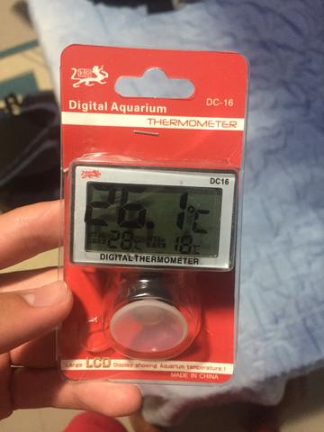 Termômetro digital submerso
