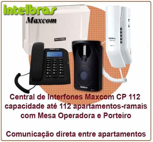 Central de Interfones Intelbras Maxcom Cp 112