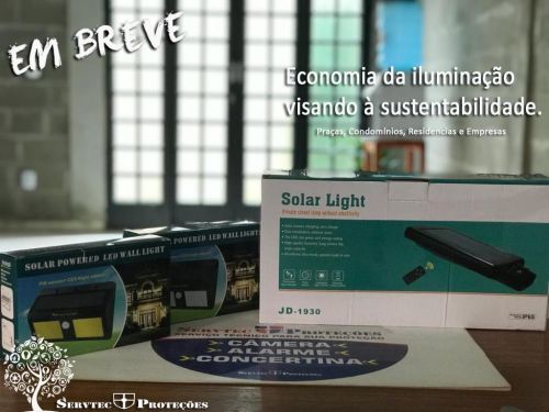 Lampada Solar - Economia da iluminação visando á