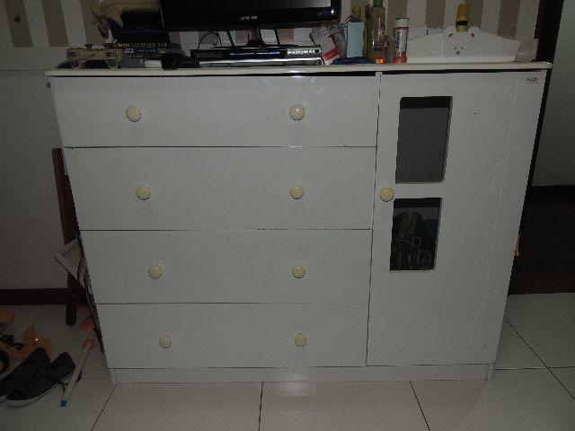 armario aparador pequeno branco | Vazlon Brasil