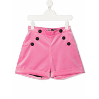 Balmain Kids button front shorts - Rosa