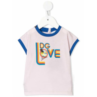 Dolce & Gabbana Kids Camiseta DG Love - Roxo