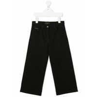 Dolce & Gabbana Kids wide-leg jeans - Marrom