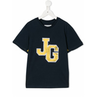 John Galliano Kids Camiseta Varsity - Azul