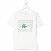 Lacoste Kids Camiseta com logo - Branco