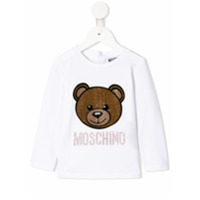 Moschino Kids Camiseta Teddy Bear - Branco