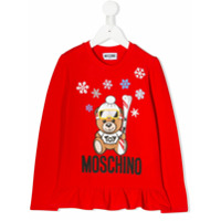 Moschino Kids Camiseta Toy Ski - Vermelho