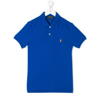 Ralph Lauren Kids Camisa polo com logo - Azul