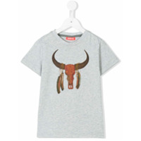 Sunuva Camiseta com estampa 'Buffalo' - Cinza