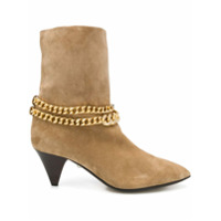 Alevì chain-detail pointed boots - Neutro