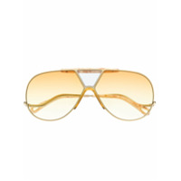 Chloé Eyewear Óculos de sol oversized - Dourado