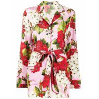 Dolce & Gabbana Blusa de pijama floral - Rosa