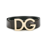 Dolce & Gabbana Cinto com fivela DG - Marrom
