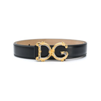 Dolce & Gabbana Cinto com fivela DG - Preto