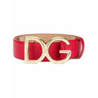 Dolce & Gabbana Cinto DG de couro - Vermelho