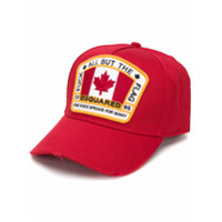 Dsquared2 Boné com patch Canadá - Vermelho