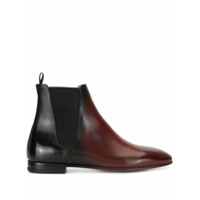 Francesco Russo Ankle boot bicolor - Vermelho
