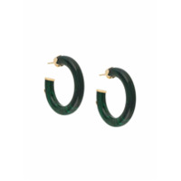 Gas Bijoux Caftan hoop earrings - Verde