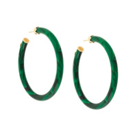 Gas Bijoux CAFTAN hoop earrings - Verde