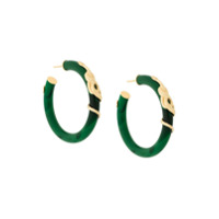 Gas Bijoux Cobra hoop earrings - Verde