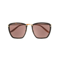 Gucci Eyewear Óculos de sol quadrado preto