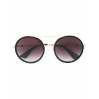 Gucci Eyewear Óculos de sol redondo - Preto