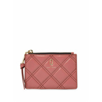 Marc Jacobs quilted logo wallet - Rosa