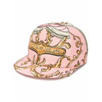 Moschino baroque-print baseball cap - Rosa