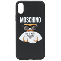 Moschino Teddy iPhone XS case - Preto
