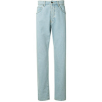 MSGM Calça jeans cintura alta - Azul