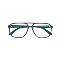Mykita Armação de óculos retangular - Azul