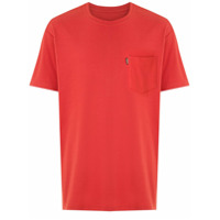 Osklen Big shirt Color Pocket - Vermelho