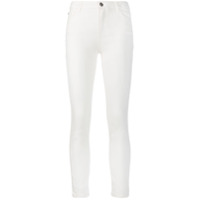 Twin-Set Calça jeans skinny cropped - Branco