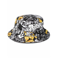 Versace floral-print bucket hat - Preto