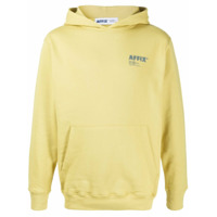 Affix logo-print hoodie - Amarelo