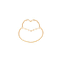 Aliita Anel Corazón de ouro 9k - Dourado