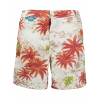 AllSaints palm tree shorts - Branco