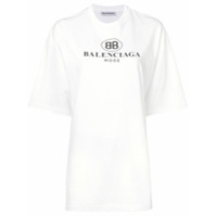 Balenciaga Camiseta BB Mode - Branco