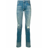 Balmain Calça jeans skinny - Azul