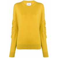 Barrie Suéter em cashmere slim - Amarelo