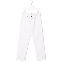 Bonpoint Calça jeans reta - Branco