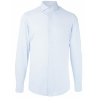 BOSS Camisa clássica texturizada - Branco