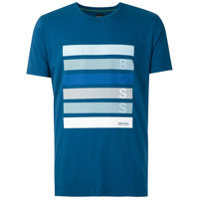 BOSS T-shirt com estampa - Azul