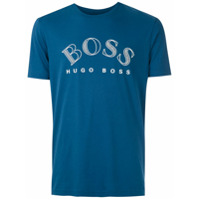 BOSS T-shirt com logo da marca - Azul