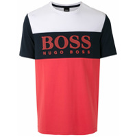 BOSS T-shirt com logo - Vermelho