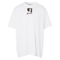 Burberry Camiseta Swan - Branco
