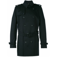 Burberry Trench coat com cinto - Preto