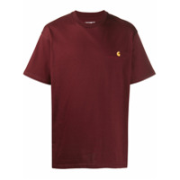 Carhartt WIP Camiseta com logo bordado - Vermelho